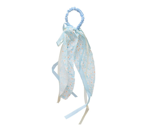 Daphne Hair Tie For Girls - Light Blue