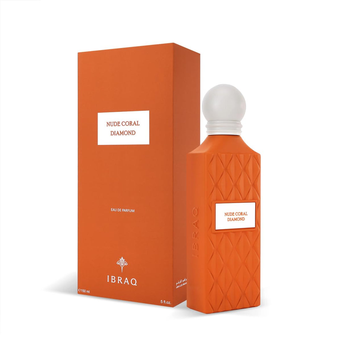 Ibrahim Al Qurashi Nude Coral Diamond Perfume - Luxury Eau de Parfum with Warm Sunset Touch, 150 ml