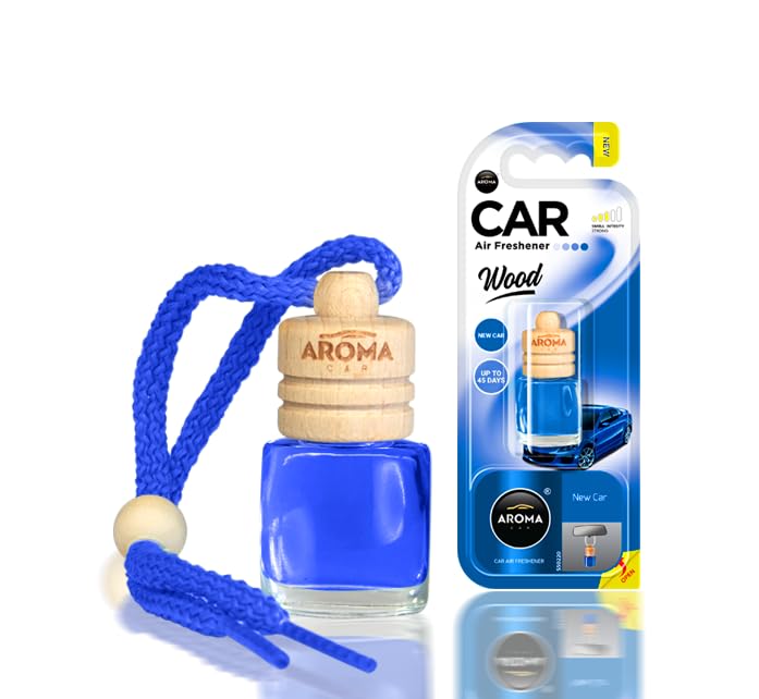Aroma Wood Car Air Freshener New Car 6ml
