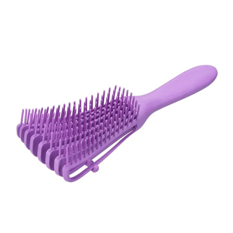 Detangling Hair Brush with Smooth Flexible Bristles for Painless Knot Removal and Gentle Scalp Massage Suitable for Curly Wavy Straight Hair Wet or Dry Lightweight Grip Egypt Style