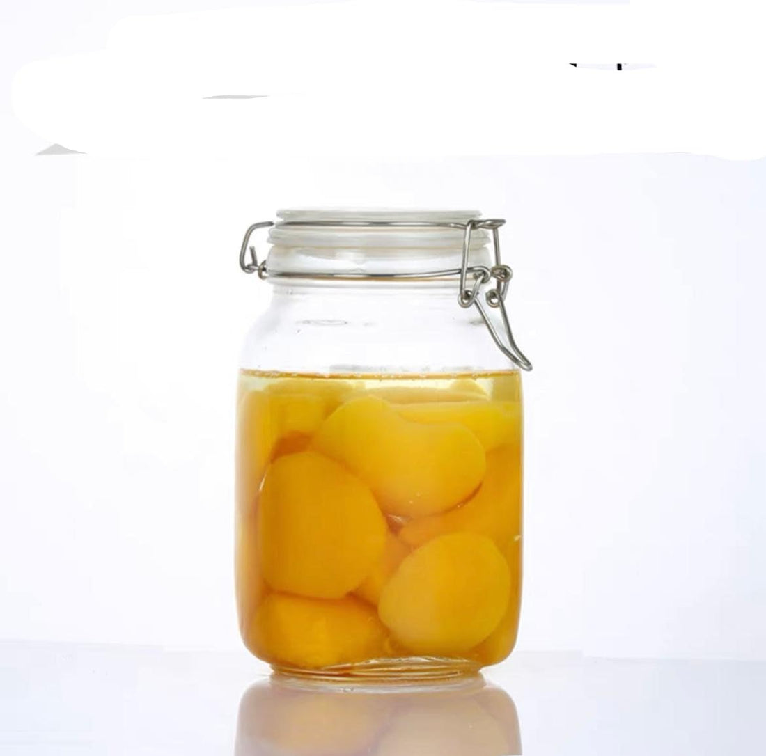 Coffee Bean Storage Jar, Glass Coffee Powder Jar, Sealed Storage Jar, Special Food Storage Bottle, Pickle Jar, Storage (1500ml)