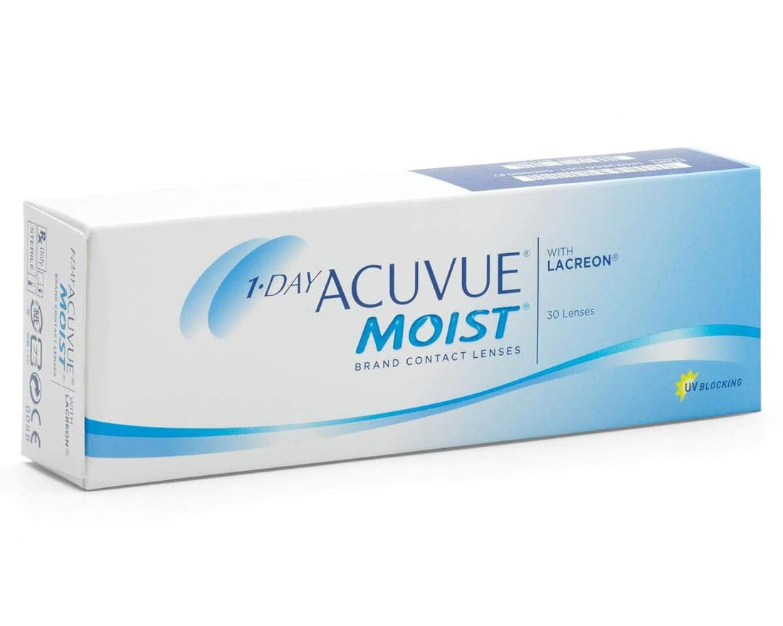 Acuvue 1 Day Moist Clear Lenses - Power -2.75
