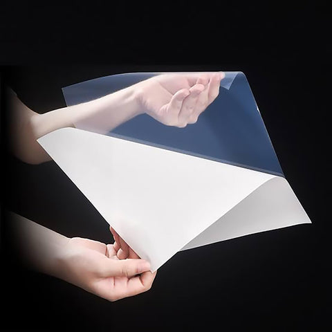 10 x A4 Transparent Sticker for Inkjet Printers Waterproof Vinyl Adhesive Sheets