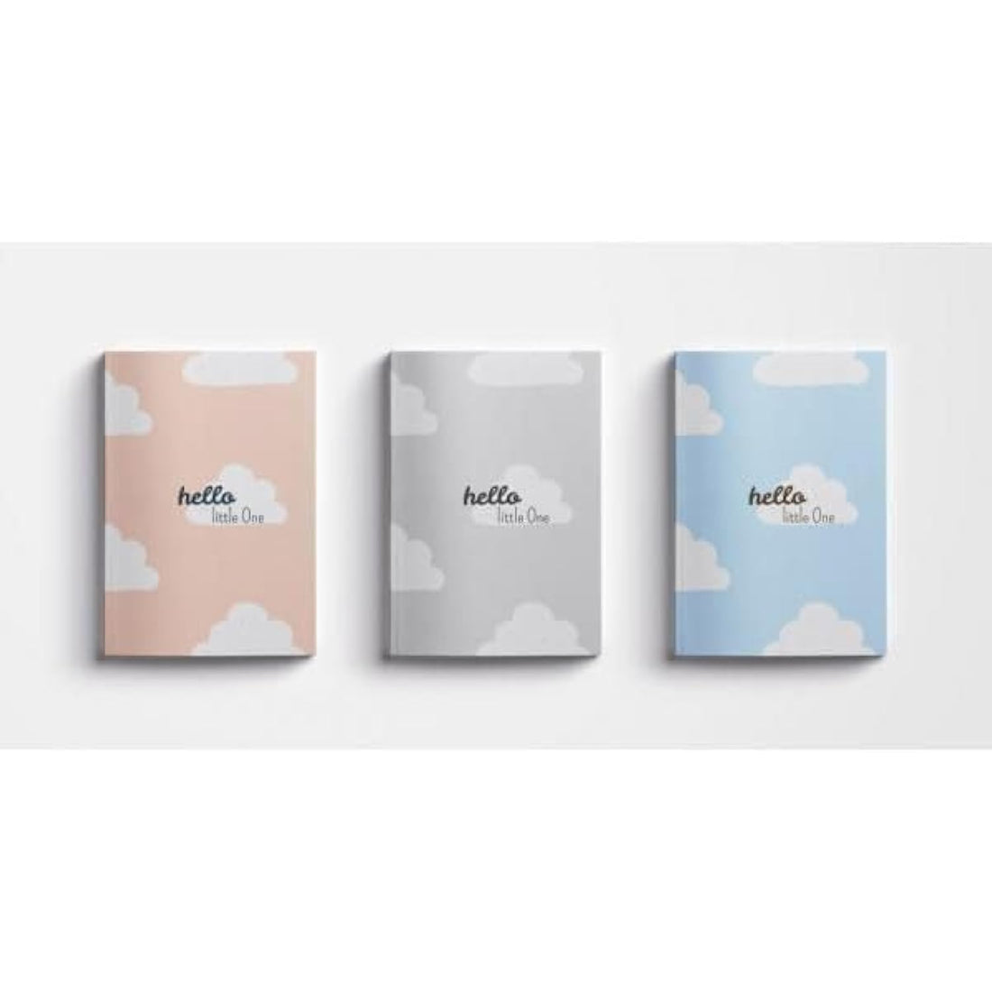 Mamas Gift Grey Record Book - Baby Memory Book with Prompts & Milestone Pages, Scrapbook Keepsake for Photos, Letters & Firsts - 60+ Pages, Unisex, Grey