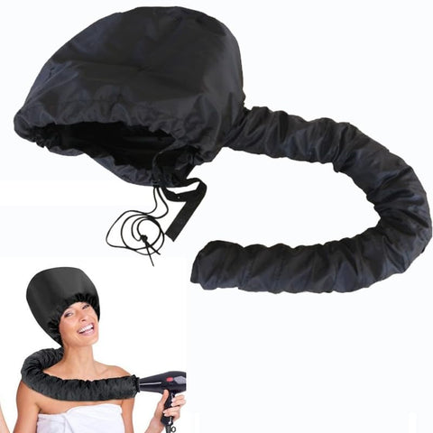 THE PACK | Bonnet Hair Dryer Attachment,| amazingEGP | Adjustable Hood Cap with Hose, Universal Fit for Deep Conditioning and Styling (BLACK)