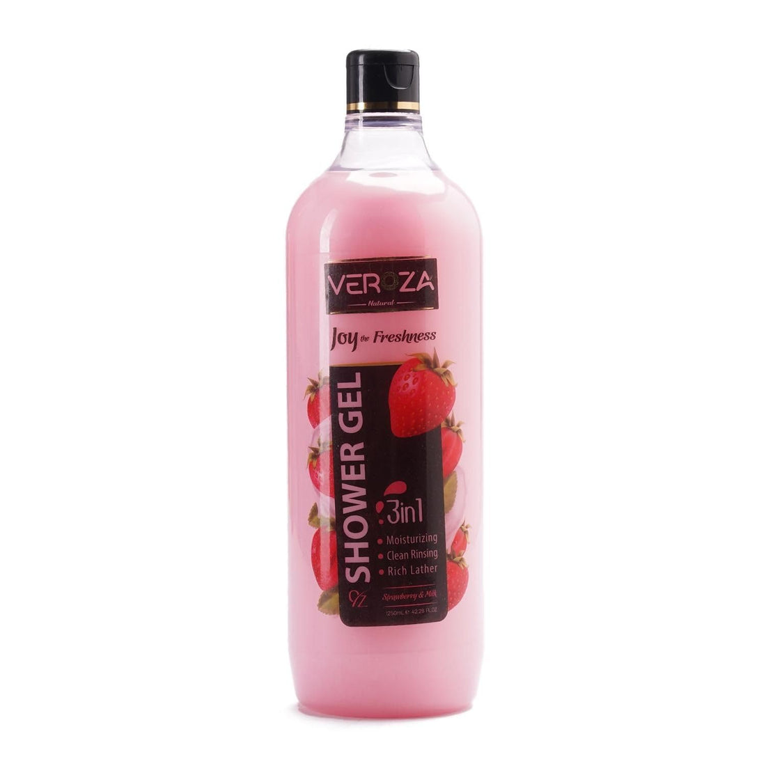 Veroza Strawberry and Milk Shower Gel 1250 ml