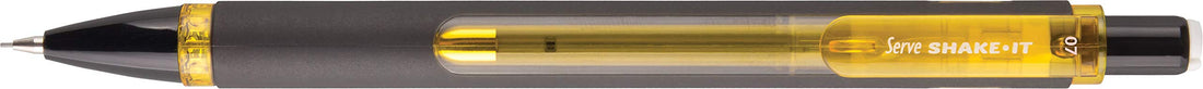 Serve SV-SHAKEIT-07-SY.SRk SHAKE-IT Mechanical Pencil, 0.7 mm - Yellow and Black