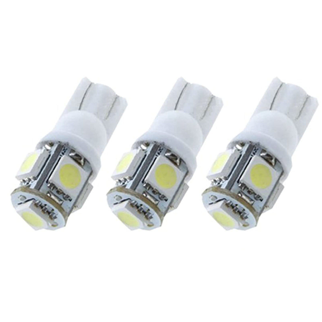 Car Led Bulbs Led Interior Lights Car Led Lights T10 5LED 5050SMD White 3pcs