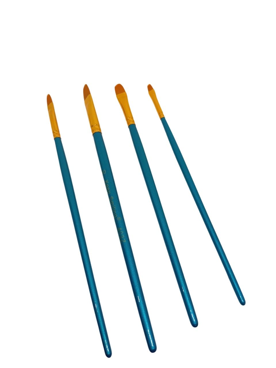 S and A No. A403Z Keep Smiling Painting Brush with Round Tip 4-Piece Set, No. 4/6/8/10