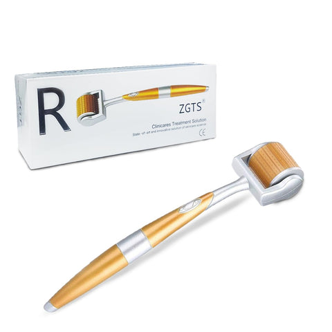 Derma Roller Micro needling Kit for Face, Beard, and Hair Growth, Safe and Effective (1 mm)