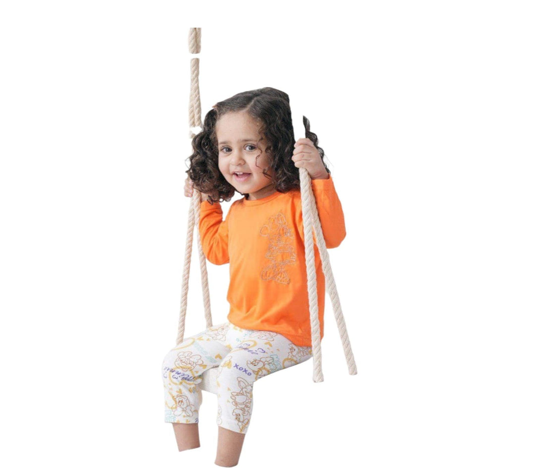 Kids Town Baby Girls Autumn Cotton Pramoda Pajamas - Comfortable Design and Unique Colors and Cartoon Shapes