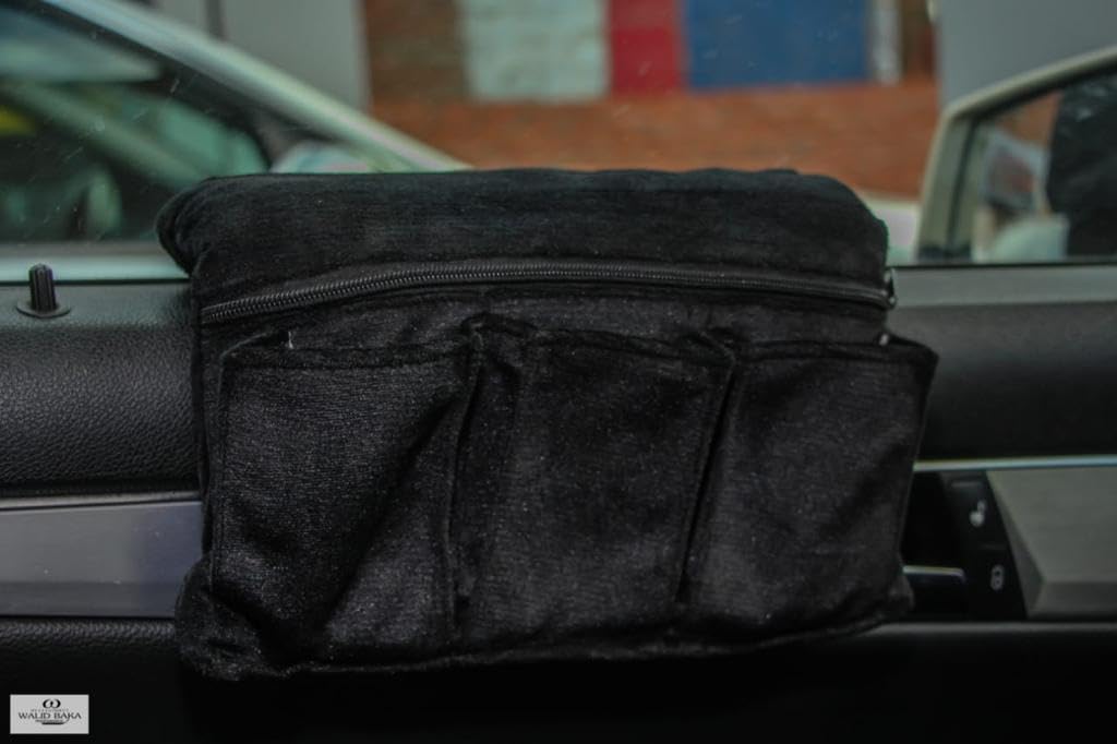 Egypt Antiques Car Door Organizer (3 Pockets) Black