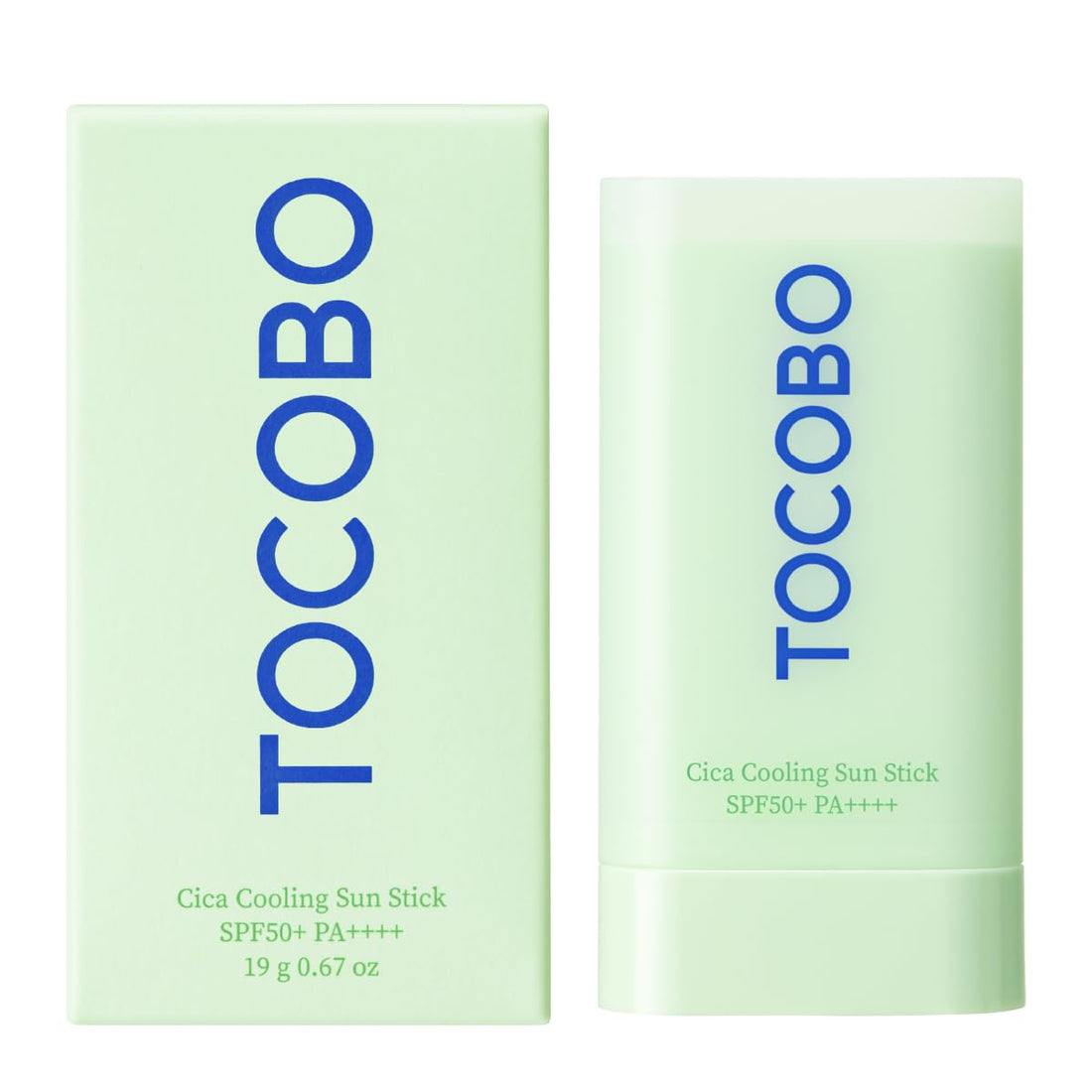 Tocobo Cica Cooling Sun Stick Spf50+ Pa++++ 1.69 Fl. Oz - Fermented Cica Complex, Reduces Skin Temperature, Quick Soothing, Lightweight And Moisturizing