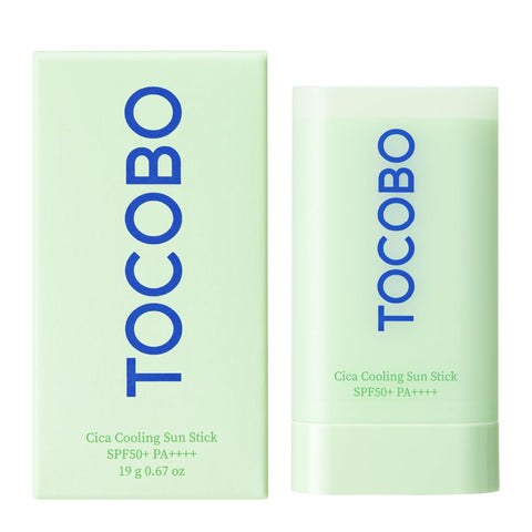 Tocobo Cica Cooling Sun Stick Spf50+ Pa++++ 1.69 Fl. Oz - Fermented Cica Complex, Reduces Skin Temperature, Quick Soothing, Lightweight And Moisturizing