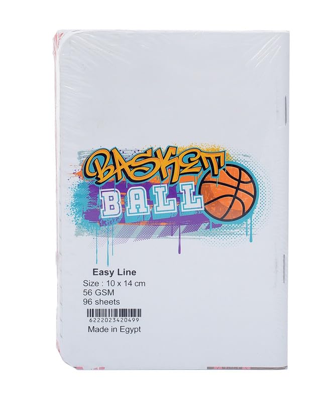 3A Easy Line Notebook Set Of 5 96 Sheets 56 Gram A6 10X14 cm - Multi Color 3A-406-20499