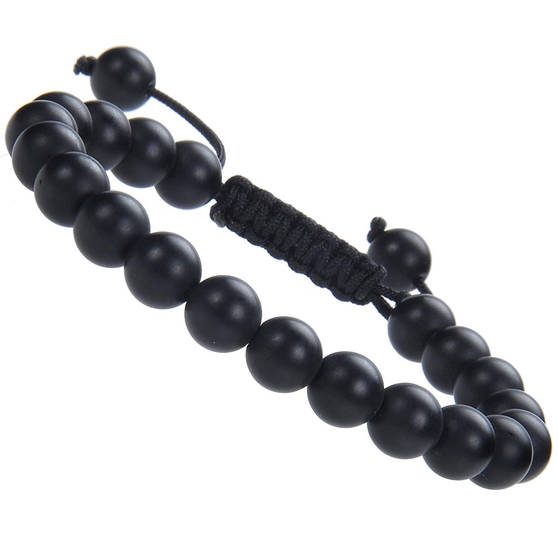 MASSIVE BEADS Natural Healing Power Gemstone Crystal Beads Unisex Adjustable Macrame Bracelets