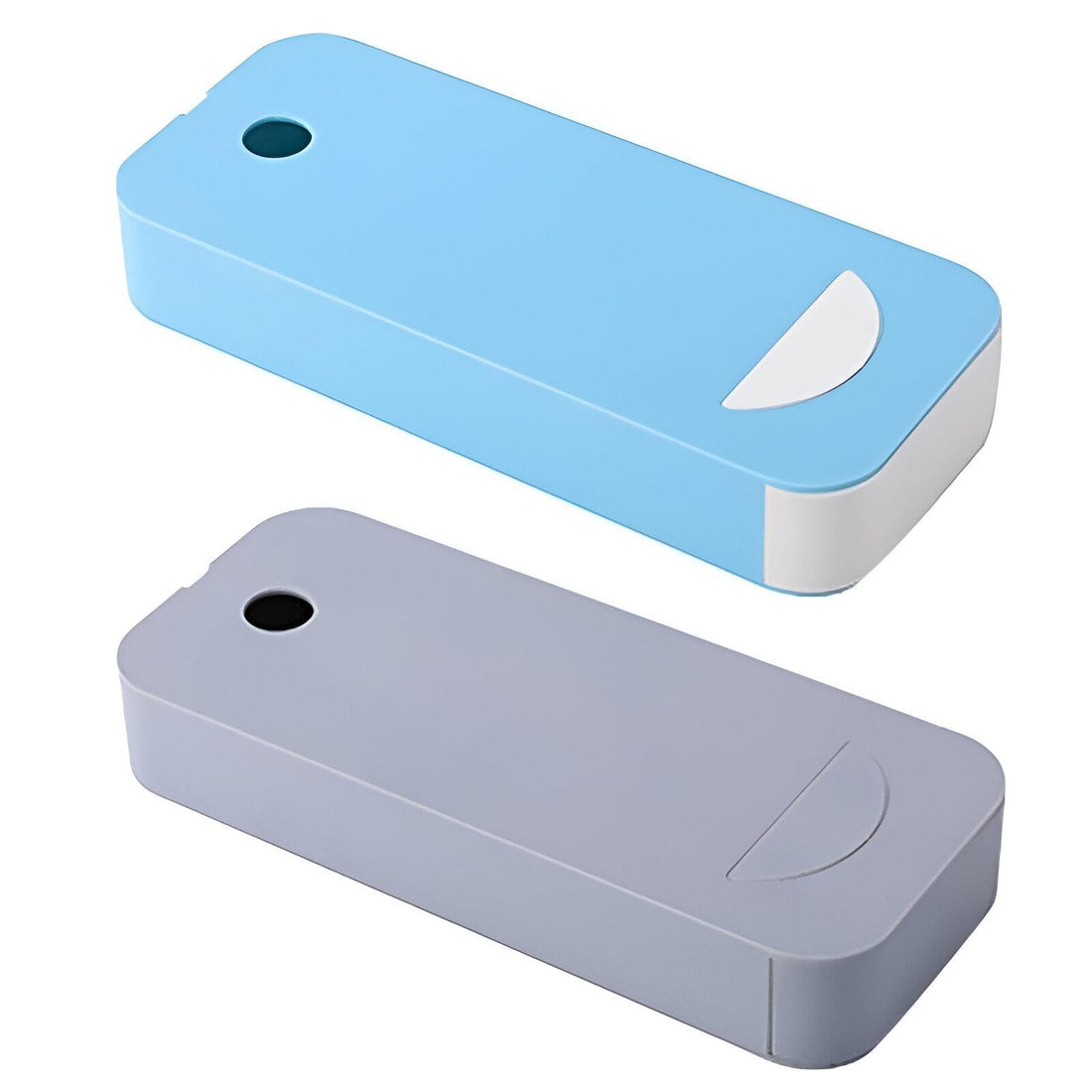 Under Desk Storage Drawer - Self-Adhesive Hidden Organizer for Small Office Items, Expandable and Portable, Keeps Pens, Pencils, and Tools Organized and Out of Sight (2pcs)
