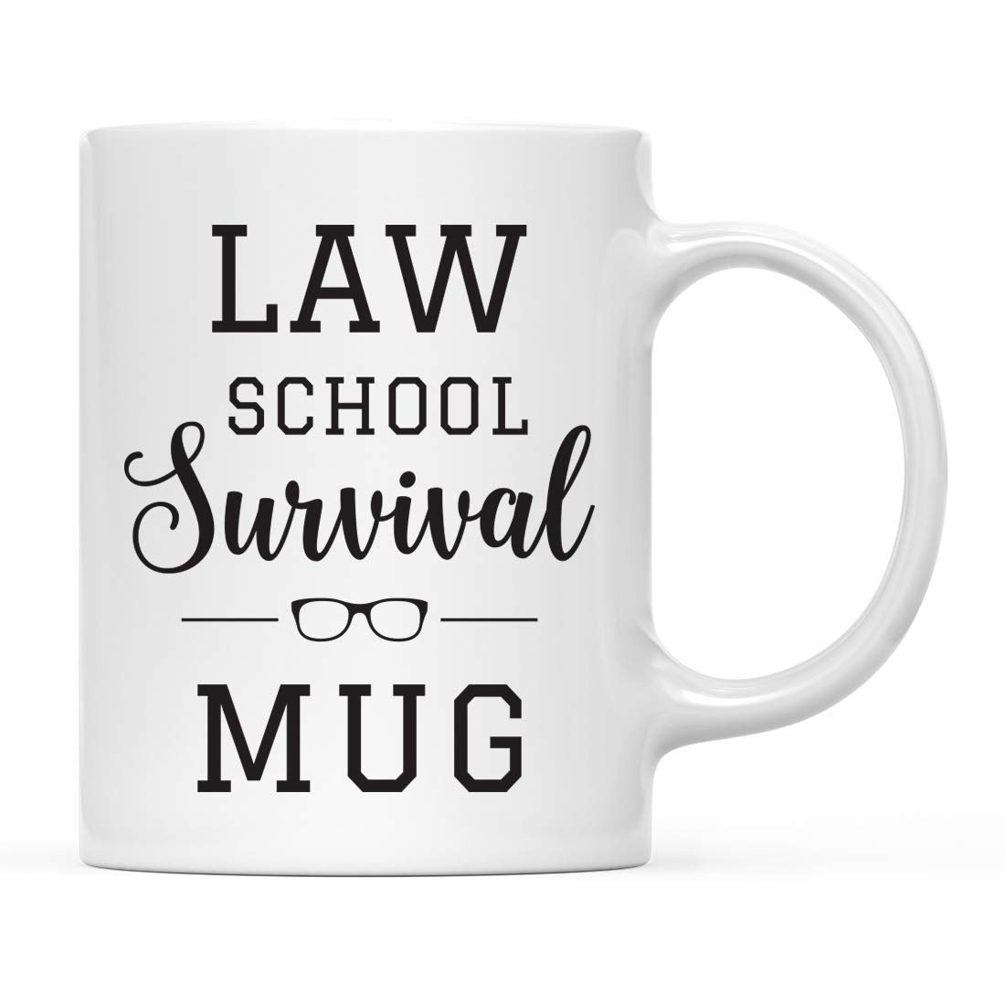 Graduation Coffee Mug, Law College Survival Mug, for Class of 2020 Graduate Students, Graduate Diploma, Academic Title Congratulations