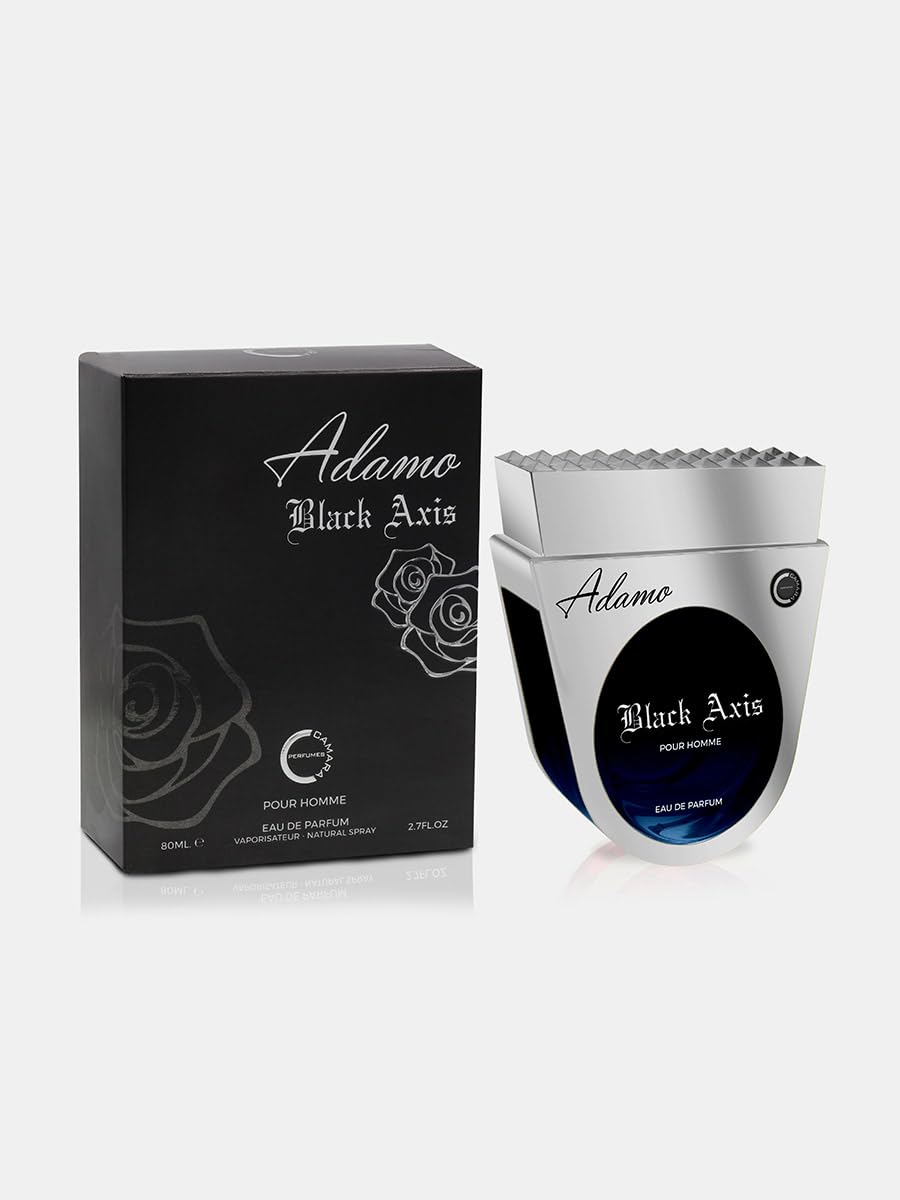 Camara Adamo Black Axis Eau De Parfum For Men 80Ml