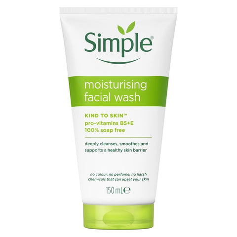 Simple Kind to Skin Moisturising Facial Wash soap-free 150 ml