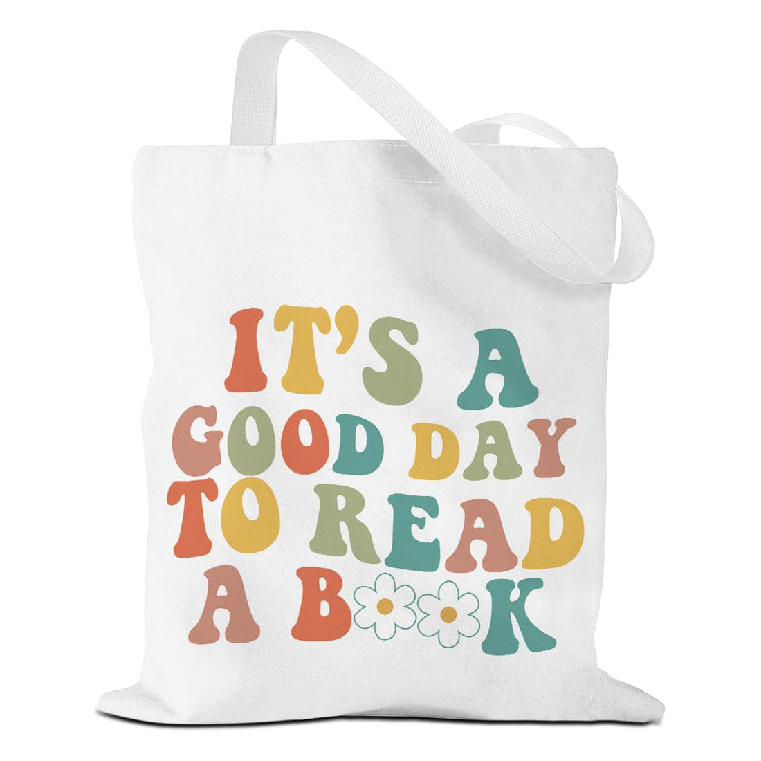 MQBMQB Book Lovers Gifts Tote Bag Bookish Gifts Teacher Gifts Reusable Grocery Bags Librarian Gifts for Readers