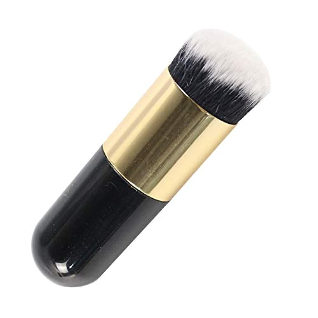 Foundation Makeup Brush Perfect For Blending Liquid Cream or Flawless Powder Cosmetics Premium Quality Synthetic Dense Bristles - Pink