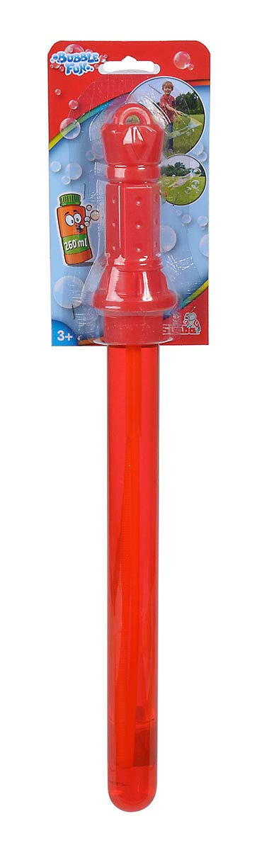 Simba 107282313 Bubble Fun Bubbles Stick, 250 ml, assorted colors