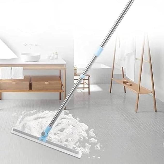 3-in-1 Multi-Use Cleaning Mop – Floor, Glass, Wall, 360° Rotating Handle 130cm Length, 20" Wide Head for Faster and More Efficient Cleaning.