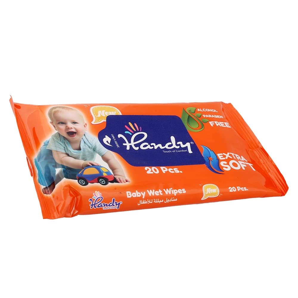 Handy Baby Wet Wipes Pack of 20 Wipes