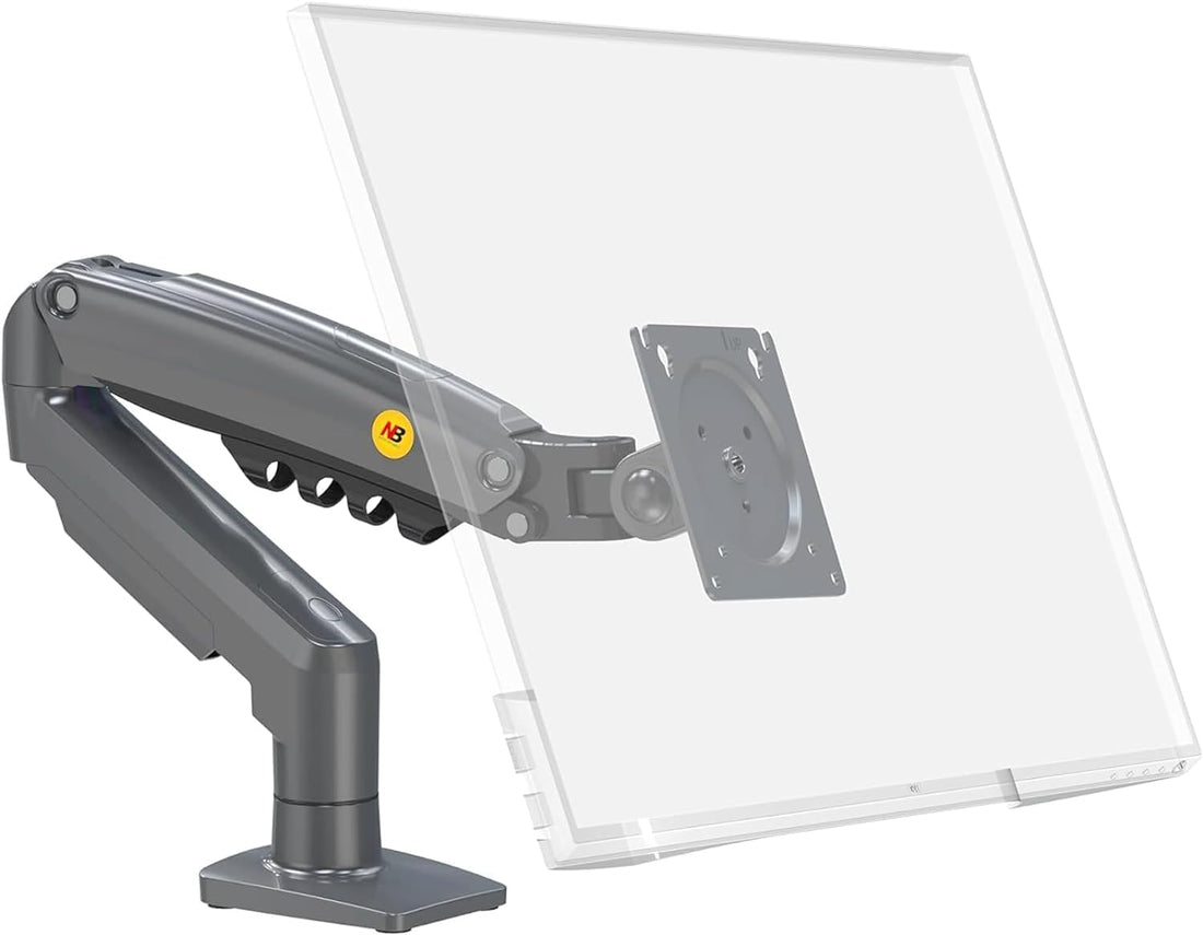 North Bayou NB F80 Gas Strut Monitor Arm Flexi Desk Mount for 17 to 30-Inch Computer Monitor