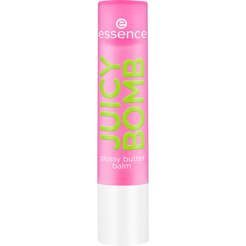 Essence Juicy Bomb Glossy Butter Balm 03 Pink Shiny & Radiant Natural Vegan Paraben-Free Microplastic-Free Hydrating Formula 2.5 g