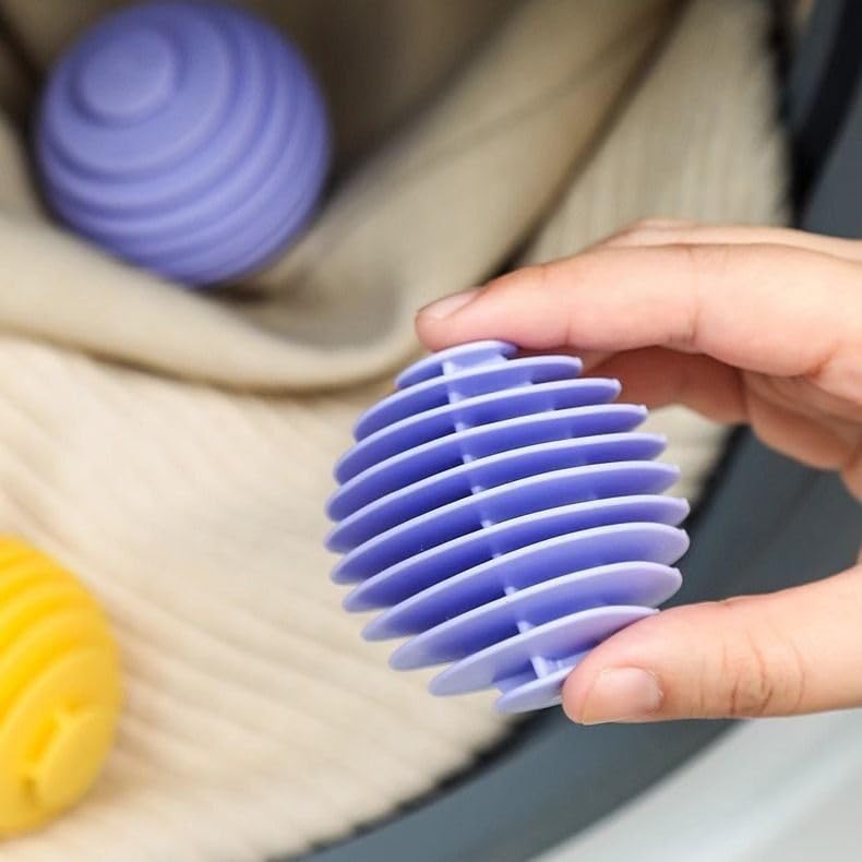 4 Pieces & Anti Tangle Balls for Washing Machine, Lint Remover for Clothes
