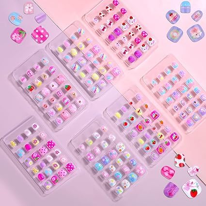 2 Pieces Different Cartoon Nails for Kids