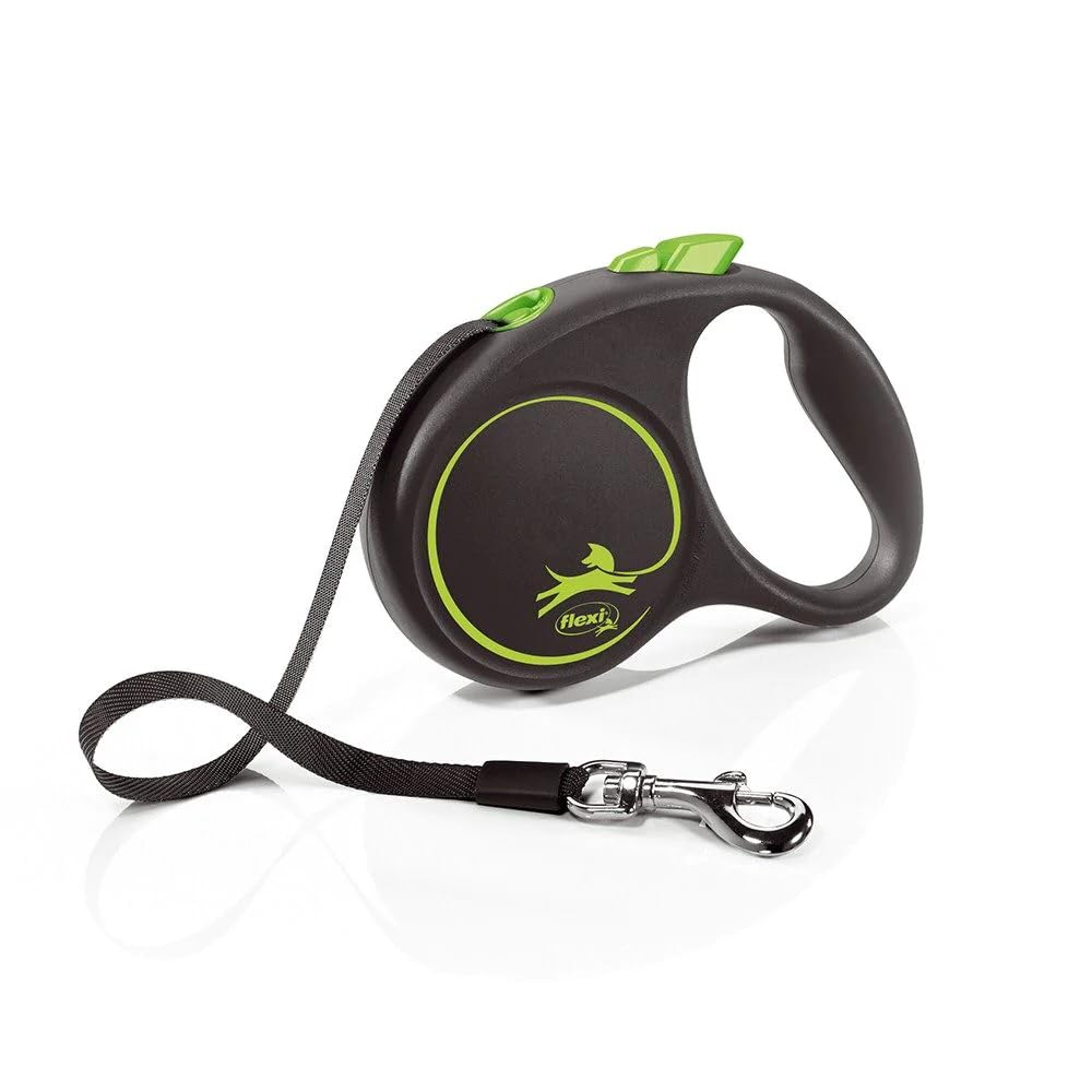 Flexi Black Design S Tape 5m, black/green