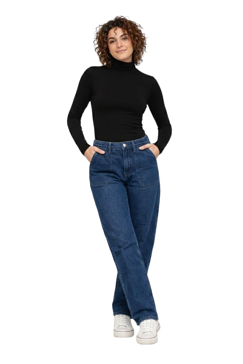 Carina Women Cookies Long Sleeves High Neck Top