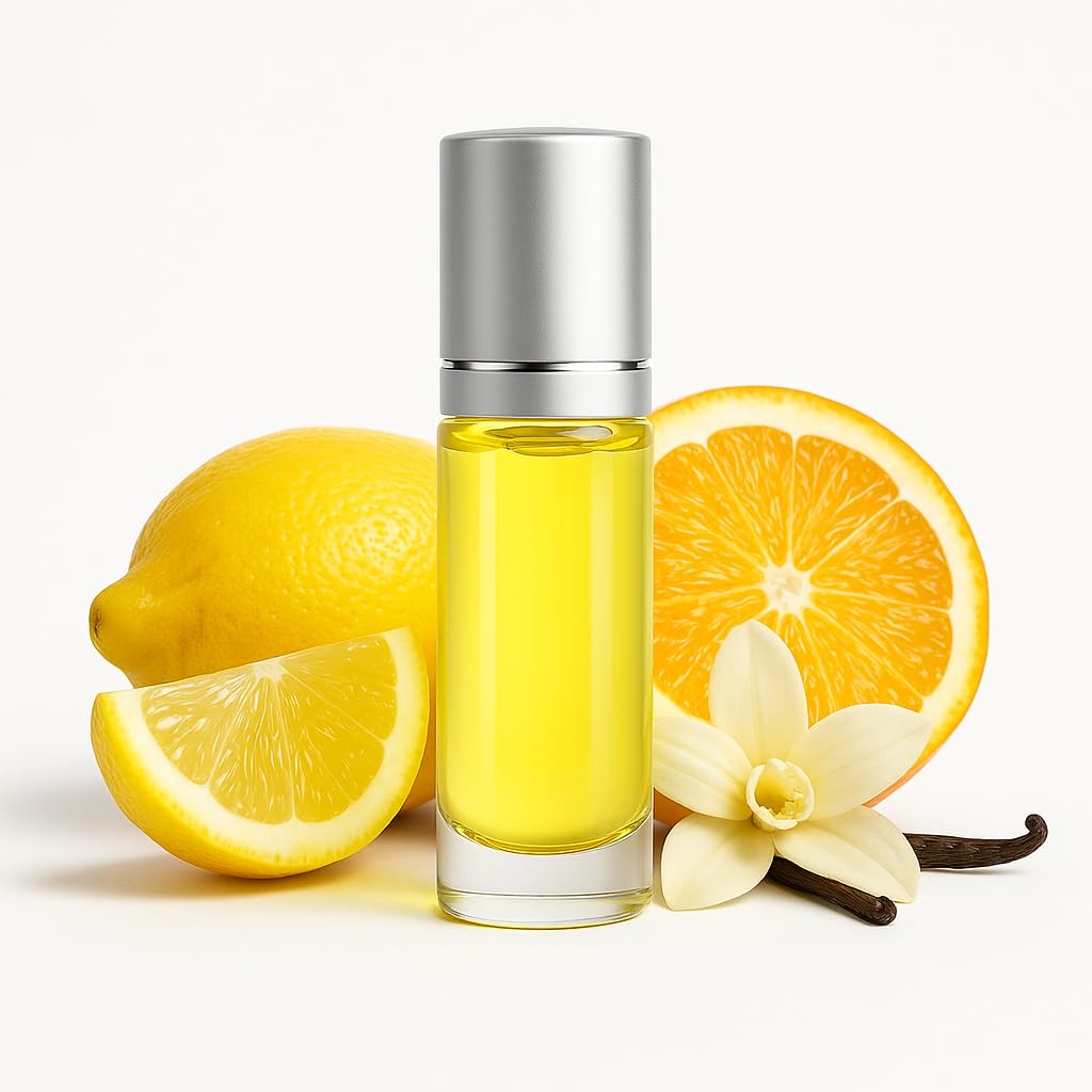 La Parfum Niche Kids Perfume Lemon Scent – Perfume Oil Lemon Roll-On 12ml – Safe Natural Perfume for Kids – Alcohol Free – Long Lasting Fresh Citrus Scent – K-ids Perfume