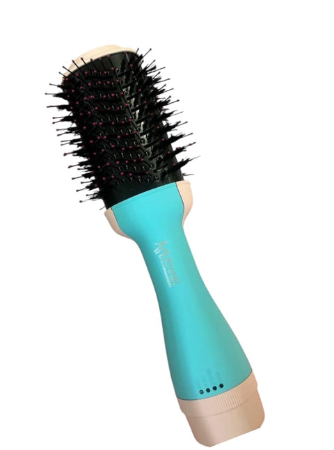 Professional Hair Styling Brush, 2500W Hot Air Brush with Keratin Protection, Wet and Dry Hair Modes, Travel Case Included, Model MO-8210