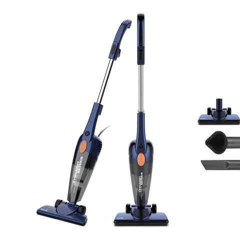 Deerma DX118C Pro 2-in-1 Handheld Vacuum Cleaner, Vacuum Cleaner 600W 15kPa Strong Suction Powerful Lightweight 5M Power Cable | HEPA Filtration Upright & Handheld Vacuum Dual-Usage