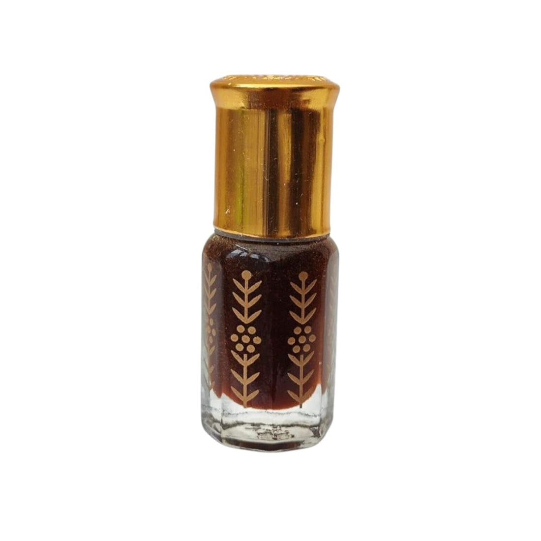 Black Musk Perfume, Decorative Bottle With Golden Patterns, Tola (6g)