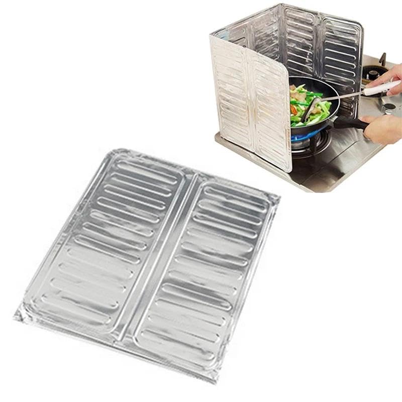 Grease Protector - Removable Oil Splash Screen for Gas Cooktop Surfaces