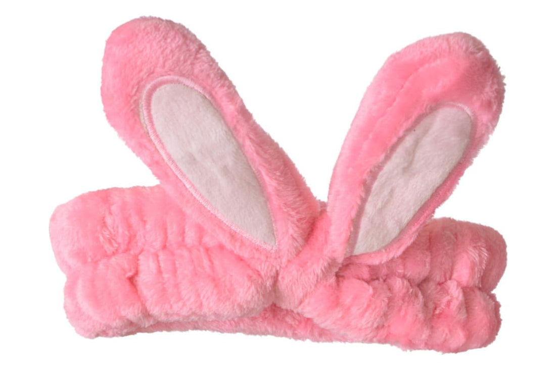 Daphne Elastic Wide Hairband With Rabbit Ears Design For Girls - Fuchsia