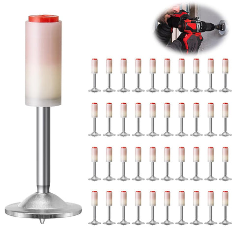 100Pcs Round Steel Nails, Azonee for 7.3mm Nail Gun, Durable Concrete Wall Fastening for Ceiling, Cable Duct Fixing and More