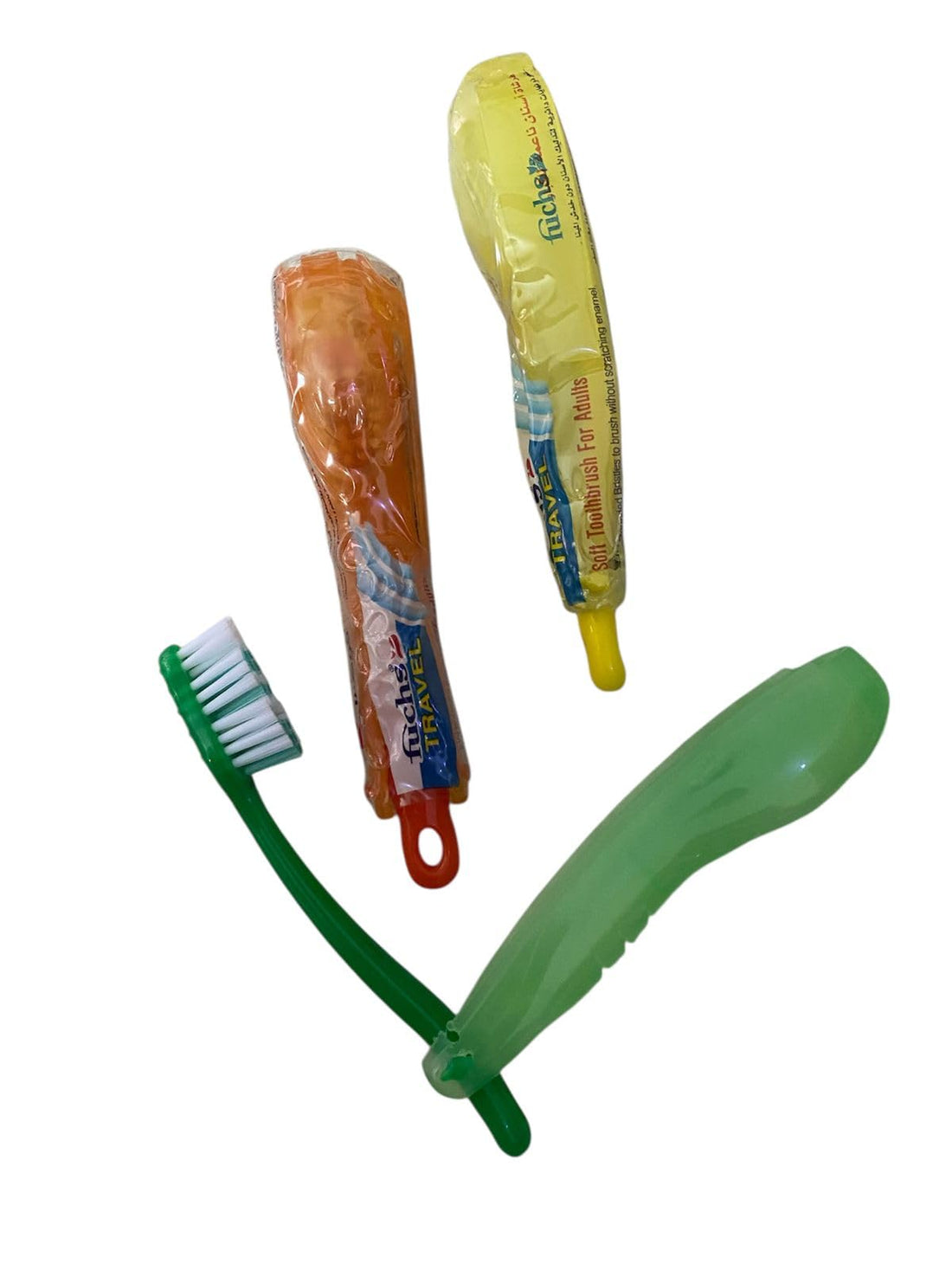 Toothbrush for Kids and Adults, Multi-Color Dental Care Kit Portable Dust Cover for Travel, Hiking, Camping Healthy and Safe Brush
