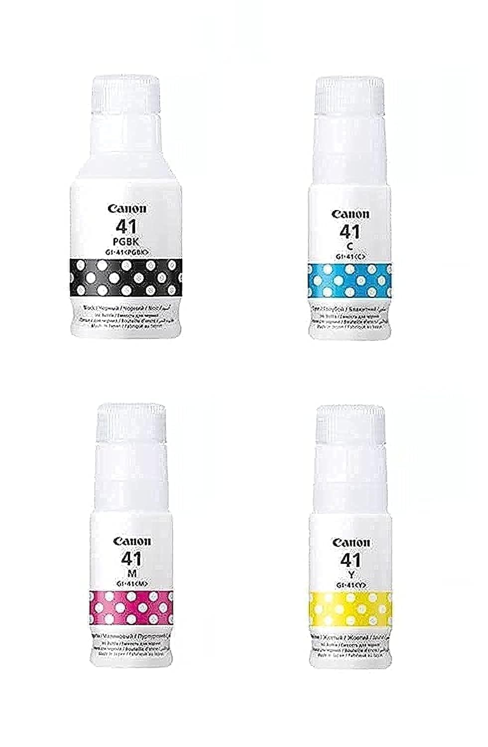 INK CANON 41 PLXMA set of 4 colors Black, Cyan, Yellow, Magenta