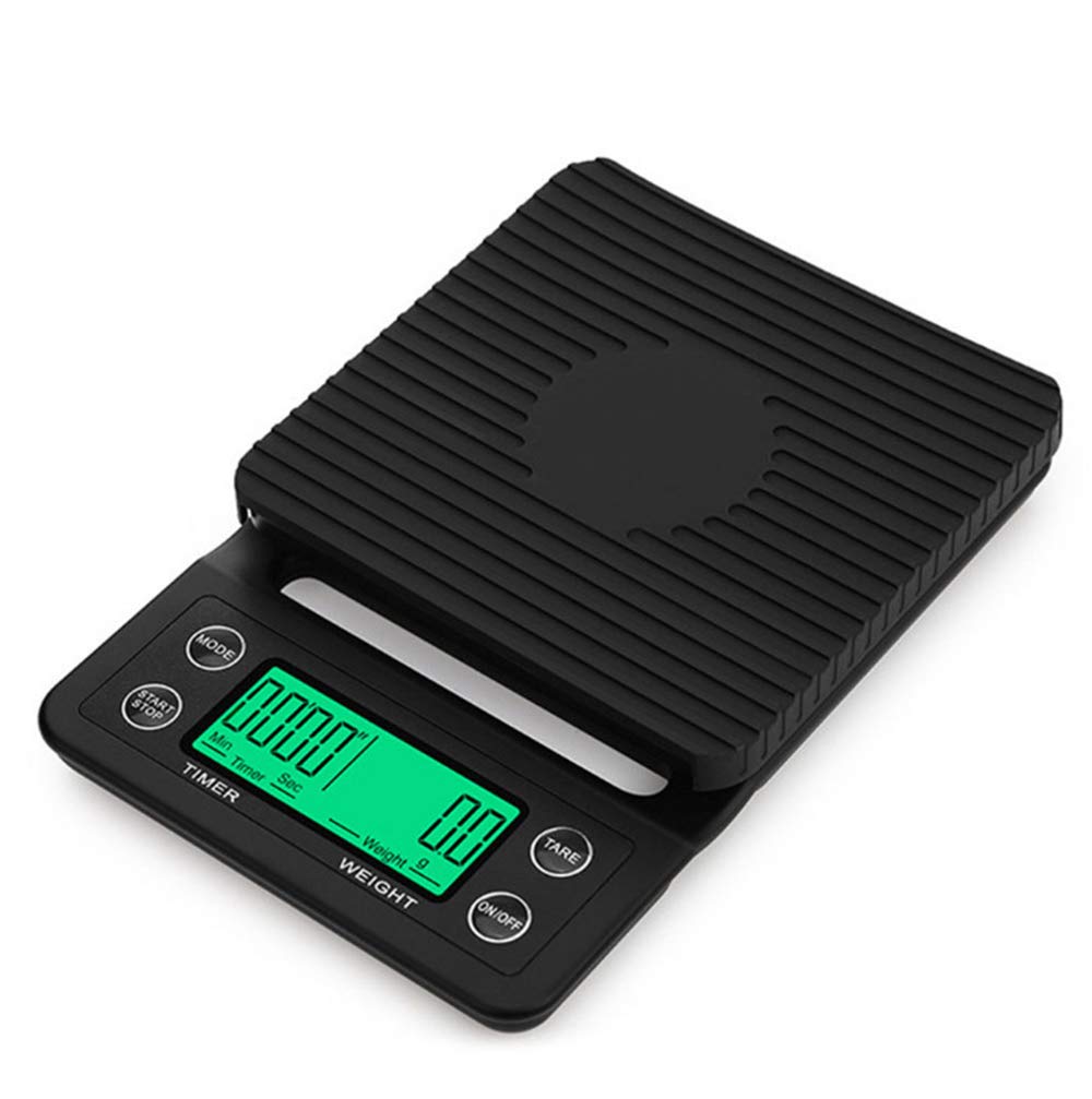 ThreeH Coffee Scales Digital Kitchen Scales Multifunction with Timer 3kg/0.1g for Coffee Preparation, Baking and Cooking