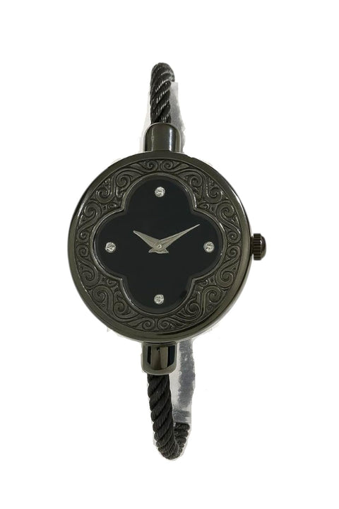 Women's Stainless Steel Wrist Watch - Elegant Classic Design Watch Braided Bracelet Crystal Embellished Dial