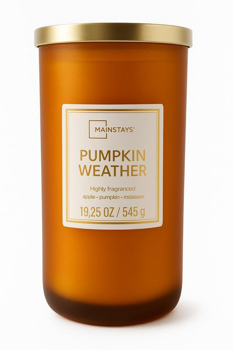 Kanawaty Scented 19.25 oz Candle Jar, PUMPKINWEATHER, Up to 110 Hours of Burn Time, Single-Wick