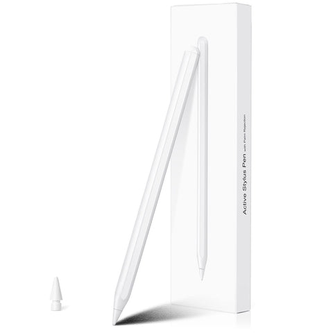 Stylus Pen for Apple iPad, Wireless Charging iPad Pencil 2nd Generation Tilt Sensitivity Palm Rejection Compatible with iPad Pro 12.9" 6,5,4,3; iPad Pro 11" 4,3,2,1; iPad Air 5,4; iPad mini 6