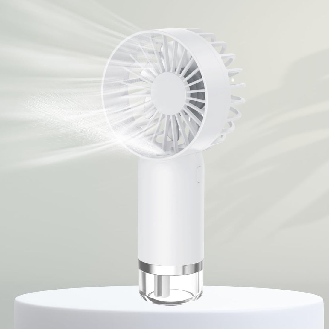Portable Fan with Mist, Personal Mini USB Fans Rechargeable, Misting Handheld Fans for Travel, Outdoor, Office