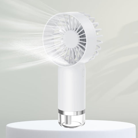 Portable Fan with Mist, Personal Mini USB Fans Rechargeable, Misting Handheld Fans for Travel, Outdoor, Office